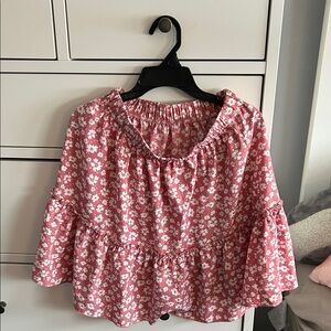 Floral Pink Women's Skirt